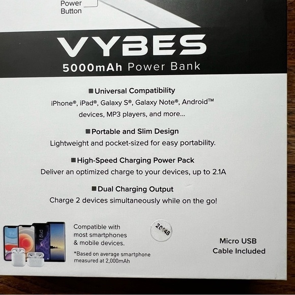 VYBES Power Bank from Merkury Innovations - Picture 3 of 4